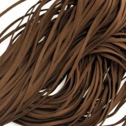 Изкуствен велур КАФЯВ плосък 3mm (10m макара)