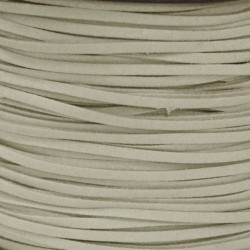 Artificial Suede Cord Beige Flat 3mm ( 10m spool ) Artificial Suede Cord Beige Flat 3mm ( 10m spool )