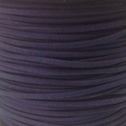 Artificial Suede Cord Dark Blue Flat 3mm ( 10m spool ) Artificial Suede Cord Dark Blue Flat 3mm ( 10m spool )