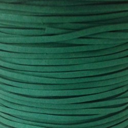 Artificial Suede Cord Green Flat 3mm ( 10m spool ) Artificial Suede Cord Green Flat 3mm ( 10m spool )