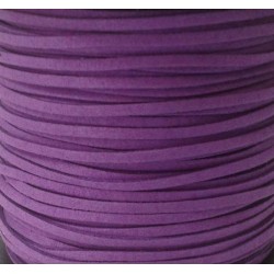 Artificial Suede Cord Purple Flat 3mm ( 10m spool ) Artificial Suede Cord Purple Flat 3mm ( 10m spool )