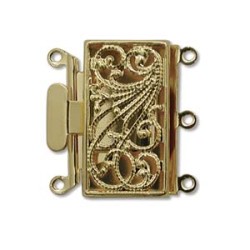 CLASP RECTANGULAR 13X22 mm 3 ROW CLASP RECTANGULAR 13X22 mm 3 ROW