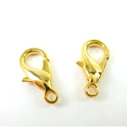 STAINLESS STEEL Lobster Clasp Gold 11mm STAINLESS STEEL Lobster Clasp Gold 11mm