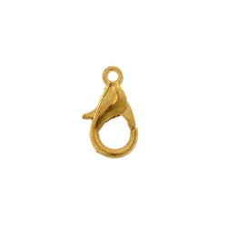 Brass Lobster Clasp Gold Plated 10mm Brass Lobster Clasp Gold Plated 10mm