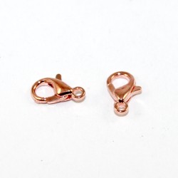 Brass Lobster Clasp Red Copper 10mm Brass Lobster Clasp Red Copper 10mm
