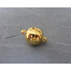 MAGNETIC CLASP ROUND Gold Colour 8mm  MAGNETIC CLASP ROUND Gold Colour 8mm