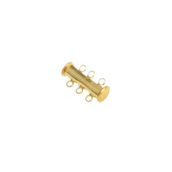 MAGNETIC CLASP 3-STRAND Gold Colour 20mm  MAGNETIC CLASP 3-STRAND Gold Colour 20mm