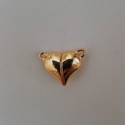MAGNETIC CLASP Hearth Gold Colour 10Х15mm MAGNETIC CLASP Hearth Gold Colour 10Х15mm