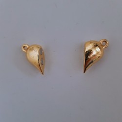 MAGNETIC CLASP Hearth Gold Colour 10Х15mm MAGNETIC CLASP Hearth Gold Colour 10Х15mm