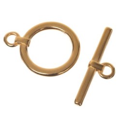 ЗАКОПЧАЛКА "T" 25 mm позлатена 24K ЗАКОПЧАЛКА "T" 25 mm позлатена 24K