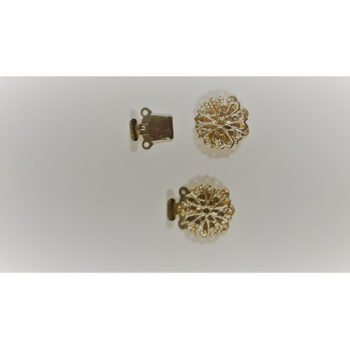 CLASP FILIGREE 20Х15 mm 2 ROW