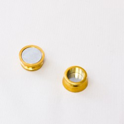 MAGNETIC CLASP TUBE Gold Plated 10X11mm MAGNETIC CLASP TUBE Gold Plated 10X11mm