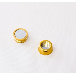 MAGNETIC CLASP TUBE Gold Plated 10X11mm MAGNETIC CLASP TUBE Gold Plated 10X11mm