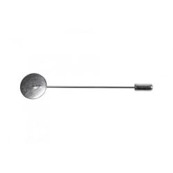 BROOCH PIN- RHODIUM COLOUR 15 mm Base BROOCH PIN- RHODIUM COLOUR 15 mm Base