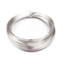 Copper Wire Silver Plated 0,4 mm  Copper Wire Silver Plated 0,4 mm