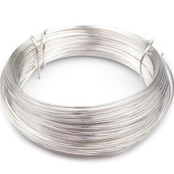 Semi Soft Wire Tarnish Resistant 0.8 mm Silver Plated 10 m Semi Soft Wire Tarnish Resistant 0.8 mm Silver Plated 10 m