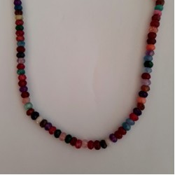 Chalcedony Dark Colour Mix Faceted 3X5 mm Chalcedony Dark Colour Mix Faceted 3X5 mm