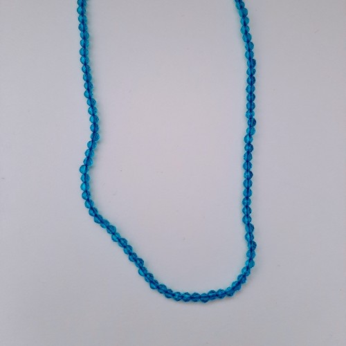 Topaz Blue Faceted 2 mm
