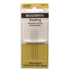 NEEDLES BEADING #12 4/PK- JOHN JAMES NEEDLES BEADING #12 4/PK- JOHN JAMES