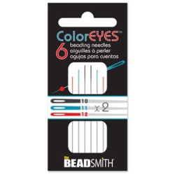 COLOREYES BEADING NEEDLES #10, #11, #12- 6/CD COLOREYES BEADING NEEDLES #10, #11, #12- 6/CD