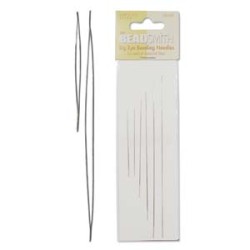 Big Eye Beading Needles, Assorted, 6 pcs  Big Eye Beading Needles, Assorted, 6 pcs