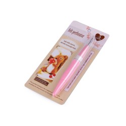 Felt Perforator Pen With 3 Needles/ Pink Felt Perforator Pen With 3 Needles/ Pink