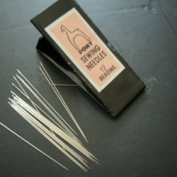 Pony beading needle #12- 6cs. Pony beading needle #12- 6cs.