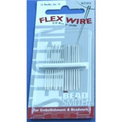 Flex Wire Beading The Beadsmith Needles #10- 16 pcs set Flex Wire Beading The Beadsmith Needles #10- 16 pcs set