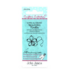 LONG AND SHORT BEADING NEEDLES -10 PCS. SET-CRAFTER'S COLLECTION LONG AND SHORT BEADING NEEDLES -10 PCS. SET-CRAFTER'S COLLECTION