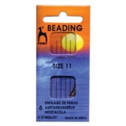 Pony beading needle #11-6pcs Pony beading needle #11-6pcs