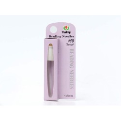 TULIP Beading Needles #10, 51mm (Long) Set of 4 pcs TULIP Beading Needles #10, 51mm (Long) Set of 4 pcs