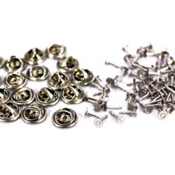 BADGE PIN Set Rhodium Colour BADGE PIN Set Rhodium Colour