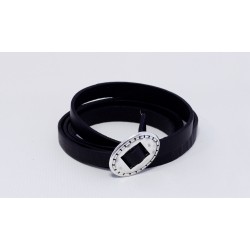 Flat Leather  10x1,5 mm Black Flat Leather  10x1,5 mm Black