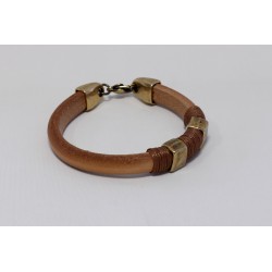 Leather  "REGALIZ" 10x6mm Natural Brown Leather  "REGALIZ" 10x6mm Natural Brown