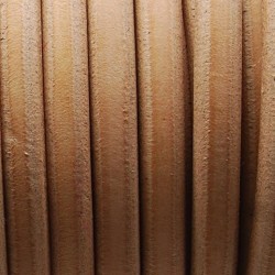 Leather  "REGALIZ" 10x6mm Natural Brown Leather  "REGALIZ" 10x6mm Natural Brown