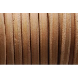 Leather  "REGALIZ" 10x6mm Natural Brown Leather  "REGALIZ" 10x6mm Natural Brown