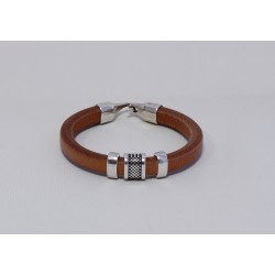 Leather  "REGALIZ" 10x6mm Hazelnut Brown Leather  "REGALIZ" 10x6mm Hazelnut Brown