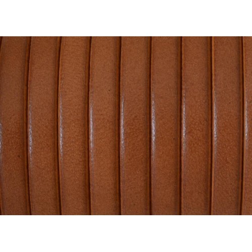 Flat Leather  5x1,5 mm Brown