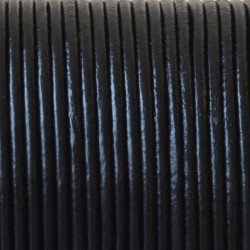 Leather cord 1,5 mm  black  Leather cord 1,5 mm  black