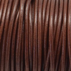 Leather cord 1,5 mm dark brown Leather cord 1,5 mm dark brown