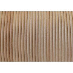 Leather cord 1,0 mm natural Leather cord 1,0 mm natural