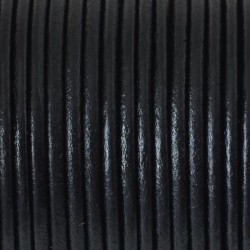 Кръгла кожа 2,5 mm черна Кръгла кожа 2,5 mm черна