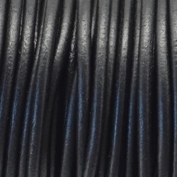 Leather Cord 3,0 mm  Black  Leather Cord 3,0 mm  Black