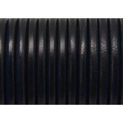 Leather cord 5,0 mm  black  Leather cord 5,0 mm  black