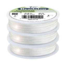 BEADALON 7STRD .018 SILVER COLOR PLATED 30FT BEADALON 7STRD .018 SILVER COLOR PLATED 30FT