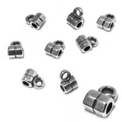Slider Bail 4.4x3.3mm Antique Silver Slider Bail 4.4x3.3mm Antique Silver