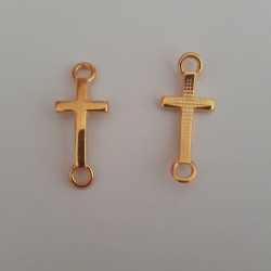 Cross 8x14mm Gold Plated Cross 8x14mm Gold Plated