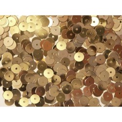 SEQUINS Brass Gold Colour Flat Round 5mm SEQUINS Brass Gold Colour Flat Round 5mm