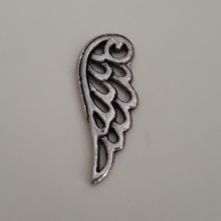 Angel Wing 9x25 mm Antique Silver Angel Wing 9x25 mm Antique Silver