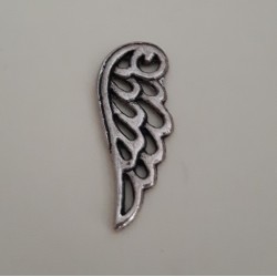 Angel Wing 9x25 mm Antique Silver Angel Wing 9x25 mm Antique Silver
